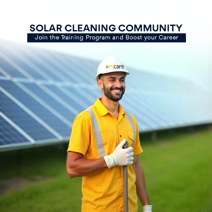 Solar Community of Cleaning Panels