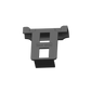 A single black anti-dust clip for solar panels