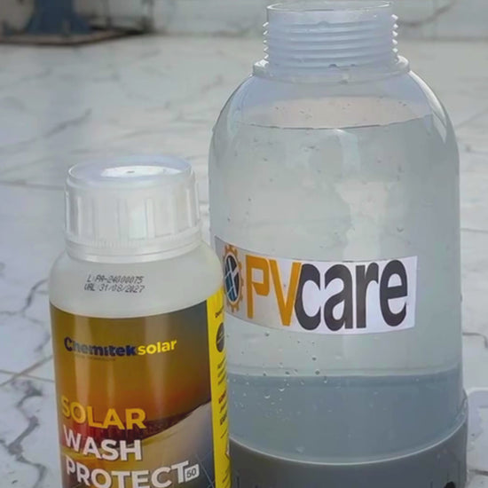 video of how to use SWP solar cleaning shampoo