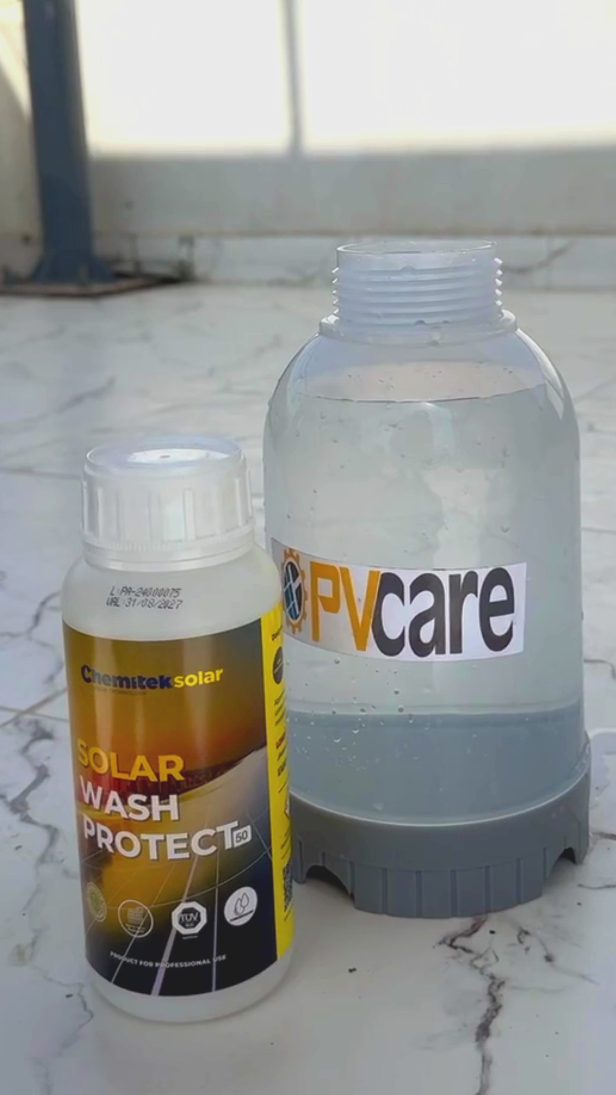 video of how to use SWP solar cleaning shampoo