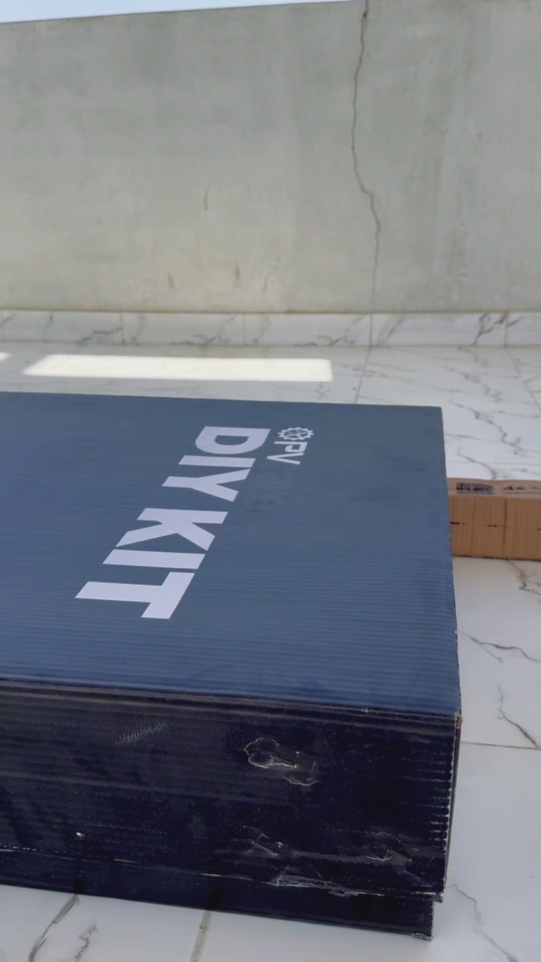 unboxing video of PVCARE DIY kit